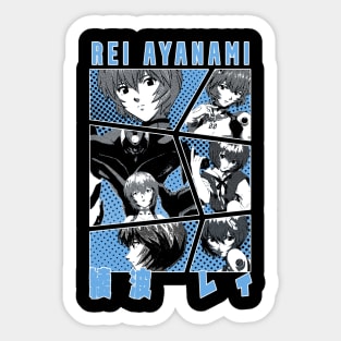 rei ayanami Sticker